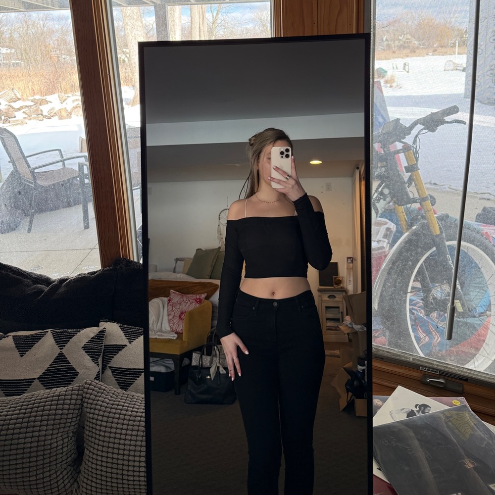 Nasty Gal Black Ribbed Ensemble